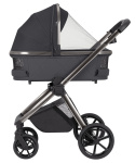 OMEGA 2w1 Carrello wózek dziecięcy głęboko-spacerowy do 22 kg CRL-6530/1 - Excellent Grey