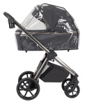 OMEGA 2w1 Carrello wózek dziecięcy głęboko-spacerowy do 22 kg CRL-6530/1 - Excellent Grey