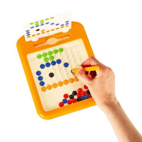 Tablica edukacyjna magnetyczna z pinezkami do układania mozaika szablon 40 kropek