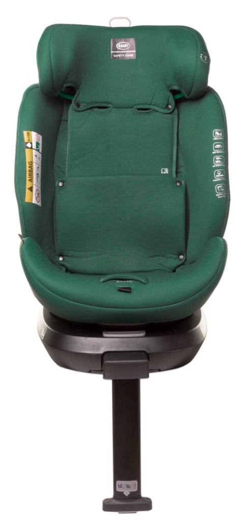 Fotelik Enzo-fix I-Size 40-150 cm dark green 4baby