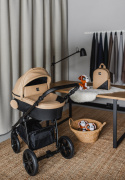 TUVI 3w1 Dada Prams wózek dziecięcy z fotelikiem Axis 0-13kg - Moon Black