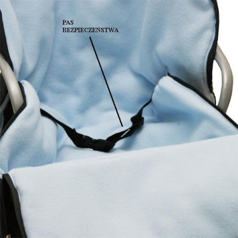 Mikrus SANKI " Baranie Rogi " z oparciem prowadnicą + śpiworek