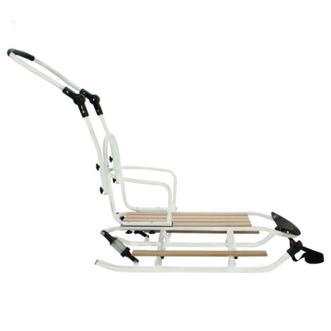 Mikrus Sanki SPORT amortyzacja + MATERAC (S+M) z oparciem prowadnicą