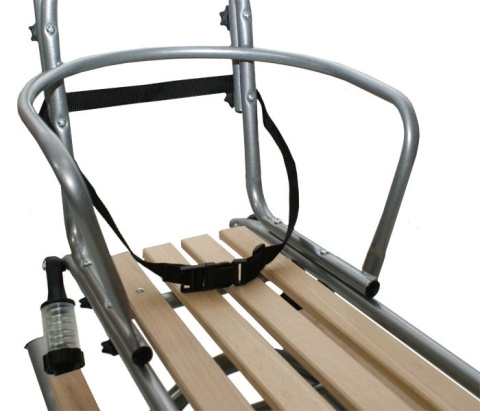 Mikrus Sanki SPORT amortyzacja + MATERAC (S+M) z oparciem prowadnicą