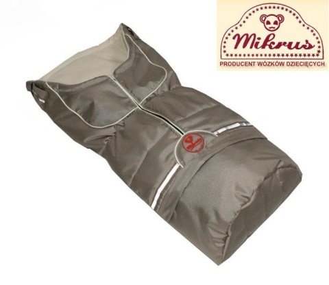 Mikrus Uniwersalny Śpiworek do sanek , wózków głębokich, spacerowych, fotelików samochodowych