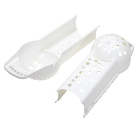 Rozsuwany organizer na zabawki kąpielowe - biały