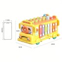 WOOPIE BABY Interaktywny Autobus Montessori Edukacyjny 6w1 Młoteczek Cymbałki +18 m