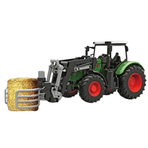 WOOPIE Zestaw Maszyn Rolniczych Traktor Ciągnik Zagroda Mini Farma Osada Rolnicy Skala: 1:24