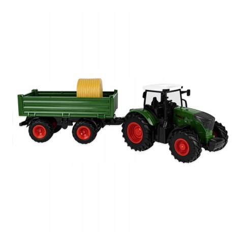 WOOPIE Zestaw Mini Farma Traktor Zwierzęta Osada Farma Rolnik 1:24