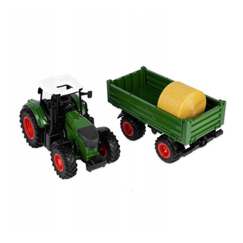 WOOPIE Zestaw Mini Farma Traktor Zwierzęta Osada Farma Rolnik 1:24