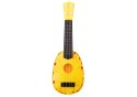 Ukulele Dla Dzieci Mini Gitara 4 Struny Motyw Ananasa Gitarka Żółta 15″