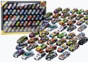 Zestaw Resoraków Autka Samochody Z Napędem Kolorowe 50 Sztuk