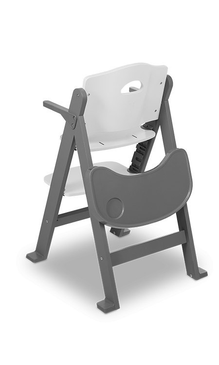 LIONELO Krzesełko do karmienia Floris Grey Stone