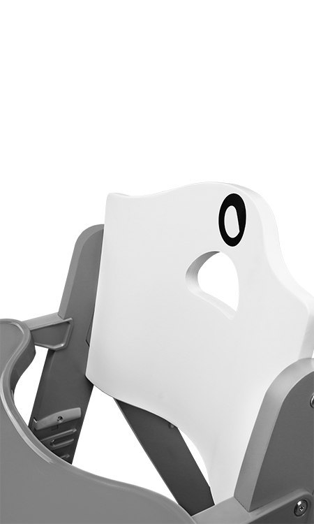 LIONELO Krzesełko do karmienia Floris Grey Stone