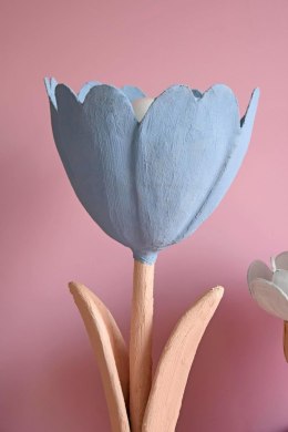 Lampa z papier-mache Tulipan