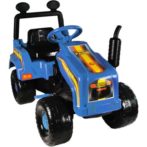 Traktor mega niebieski