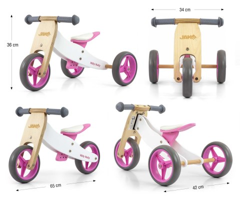 MILLY MALLY Pojazd JAKE CLASSIC PINK