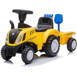NEW HOLLAND Jeździk Traktor z przyczepą yellow