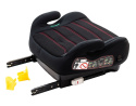 AKSOBISO Booster IsoFix Oximo i-Size 125-150 cm fotelik siedzisko samochodowe Grupa 2+3 - Black/Red