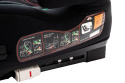 AKSOBISO Booster IsoFix Oximo i-Size 125-150 cm fotelik siedzisko samochodowe Grupa 2+3 - Black/Red