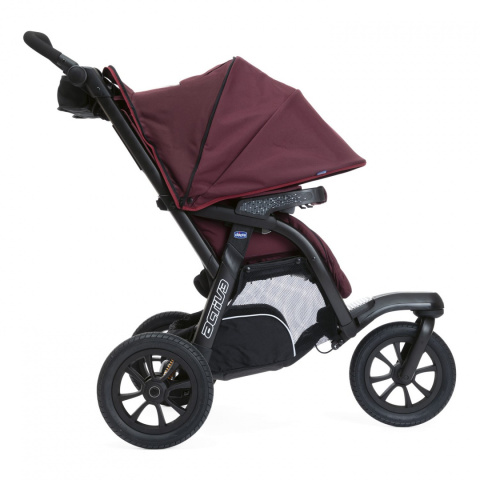 Chicco ACTIV3 wózek wielofunkcyjny trójkołowy wersja spacerowa - Burgundy Powder