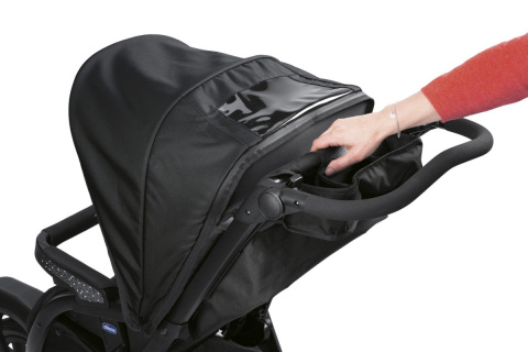 Chicco ACTIV3 wózek wielofunkcyjny trójkołowy wersja spacerowa - Jet Black