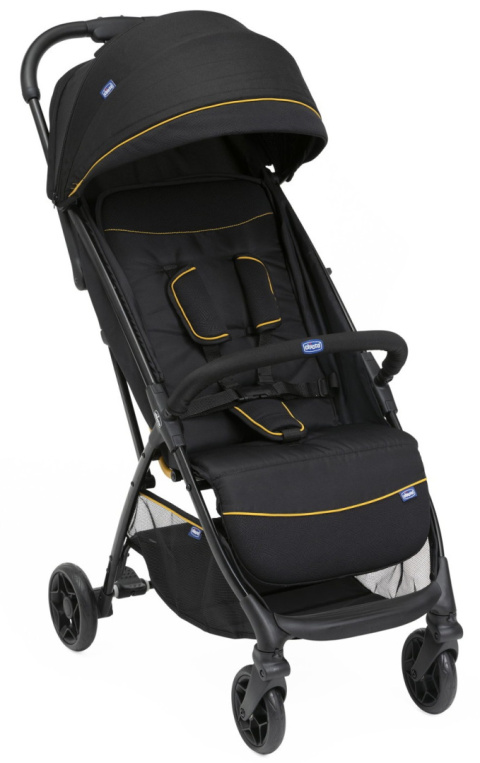 Chicco GLEE Kompaktowy wózek spacerowy do 22 kg - UNEVEN BLACK