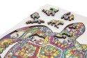 Drewniane puzzle unikalne kształty - Żółw - 130 sz