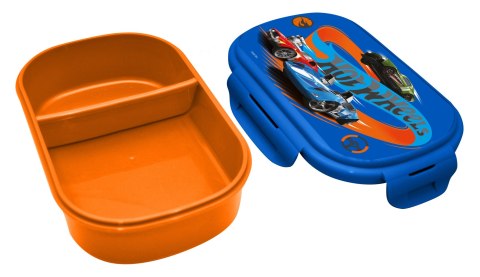 Pudełko śniadaniowe + sztućce Hot Wheels