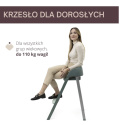 CRESCENDO UP Chicco krzesełko do karmienia 0m+ do 110 kg - IMPERIAL GREEN RE_LUX