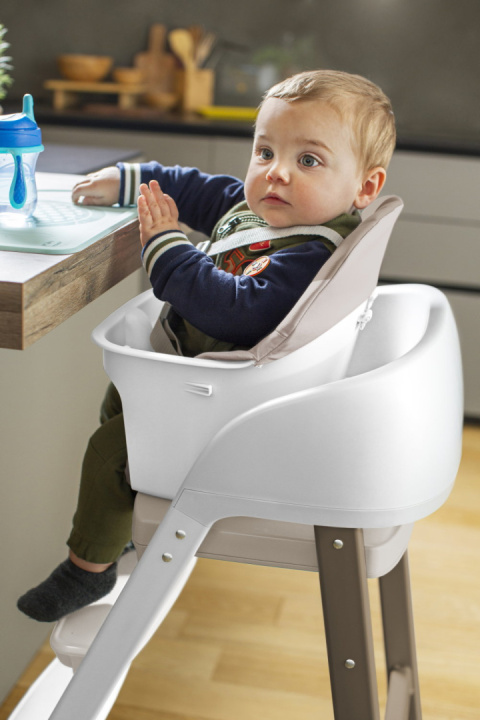 CRESCENDO UP Chicco krzesełko do karmienia 0m+ do 110 kg - PEARL COPPER RE_LUX