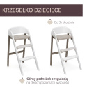 CRESCENDO UP Chicco krzesełko do karmienia 0m+ do 110 kg - PEARL COPPER RE_LUX