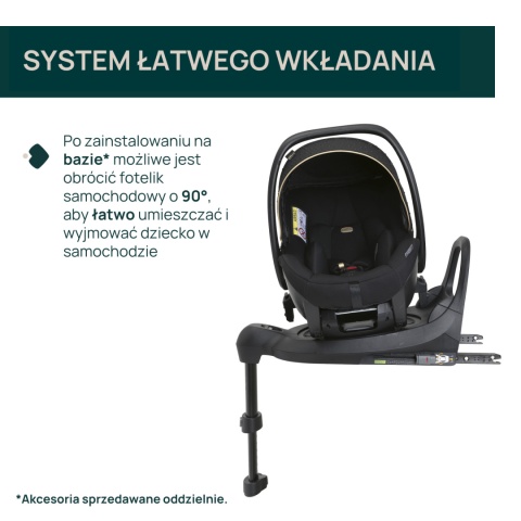 Chicco KORY PLUS i-Size Fotelik samochodowy 0-13 kg 40-85 cm - BLACK RE_LUX