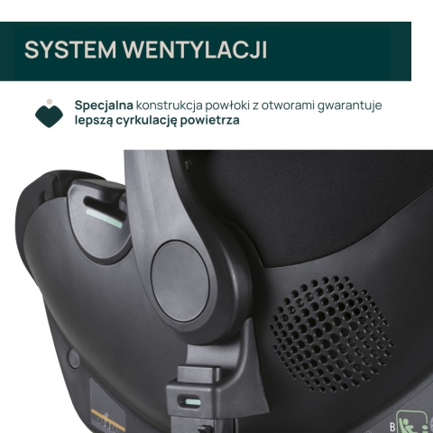 Chicco KORY PLUS i-Size Fotelik samochodowy 0-13 kg 40-85 cm - BLACK RE_LUX