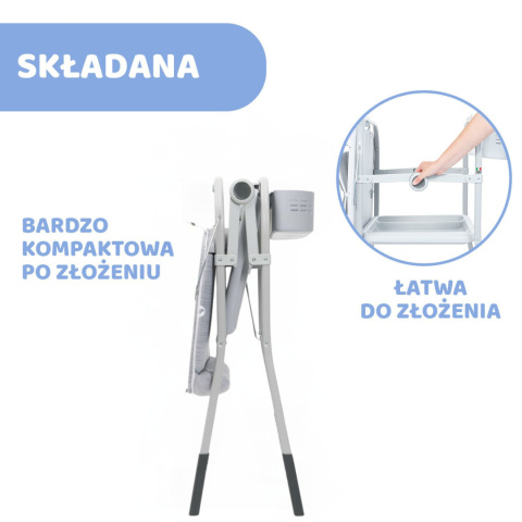 Wanienka z przewijakiem Cuddle & Bubble 0m+ Chicco - GREY MELANGE