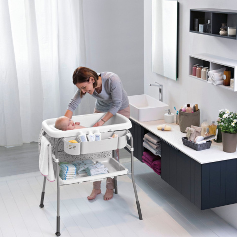 Wanienka z przewijakiem Cuddle & Bubble 0m+ Chicco - GREY MELANGE
