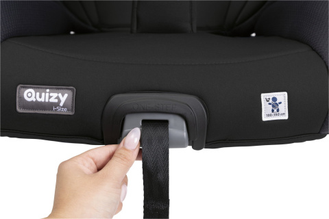 Chicco QUIZY i-Size Fotelik samochodowy 15-36 kg 100-150 cm - Black