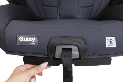 Chicco QUIZY i-Size Fotelik samochodowy 15-36 kg 100-150 cm - India Ink