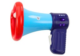 Megafon Zmieniacz Głosu Nagrywanie Trzy Tryby Głosu Usta Niebieski