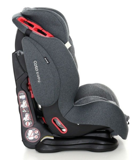 SALSA PRO Coto Baby 9-36kg ISOFIX fotelik samochodowy - Melange Dark Grey 13