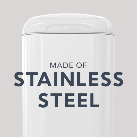 Diaper Genie SELECT Kosz na zużyte pieluszki ze stali nierdzewnej PREMIUM + 1 wkład XL - Grey