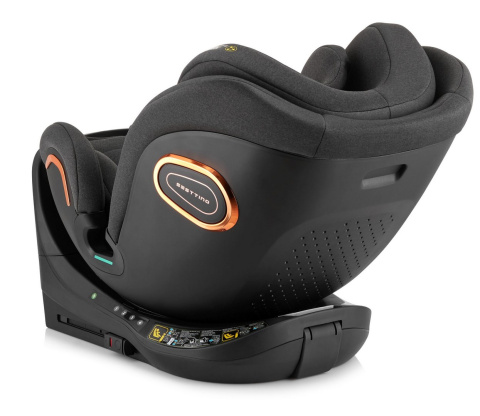 Shiver i-Size Sesttino 40-150 cm obrotowy fotelik samochodowy 0-36 kg - Black/Gold