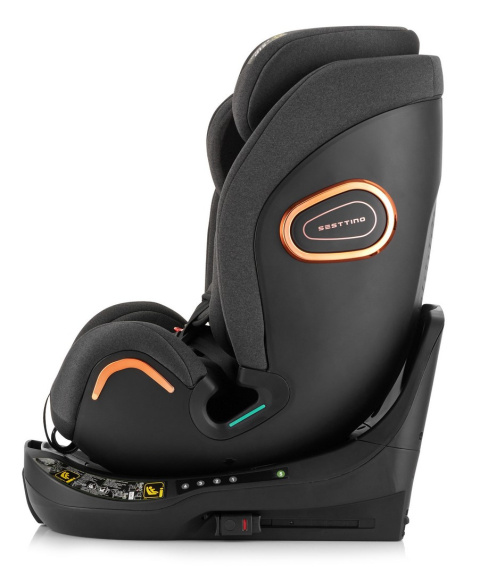 Shiver i-Size Sesttino 40-150 cm obrotowy fotelik samochodowy 0-36 kg - Black/Gold