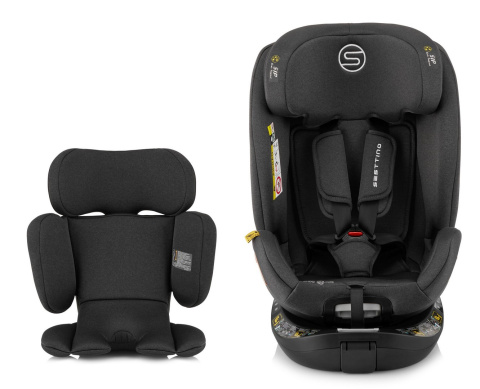 Shiver i-Size Sesttino 40-150 cm obrotowy fotelik samochodowy 0-36 kg - Black/Gold