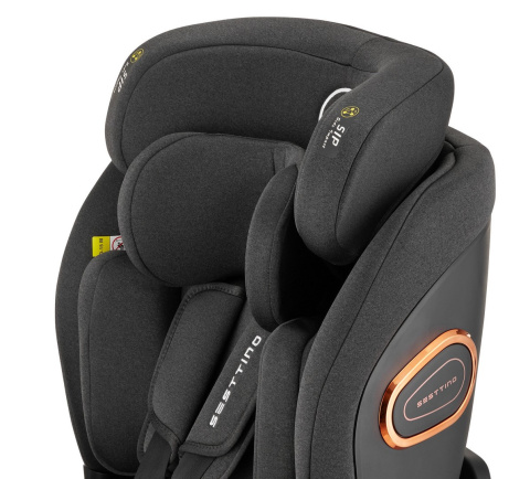 Shiver i-Size Sesttino 40-150 cm obrotowy fotelik samochodowy 0-36 kg - Black/Gold