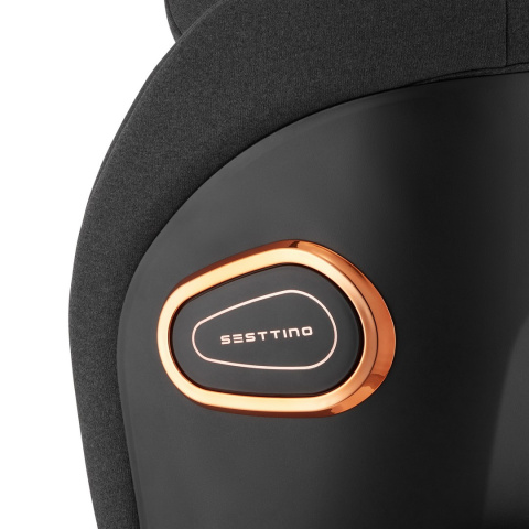 Shiver i-Size Sesttino 40-150 cm obrotowy fotelik samochodowy 0-36 kg - Black/Gold