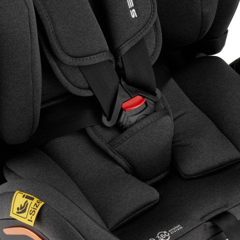 Shiver i-Size Sesttino 40-150 cm obrotowy fotelik samochodowy 0-36 kg - Black/Gold