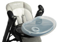 INDIGO Black Caretero 2w1 krzesełko do karmienia i huśtawka dla niemowląt - Grey