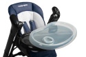 INDIGO Black Caretero 2w1 krzesełko do karmienia i huśtawka dla niemowląt - Navy
