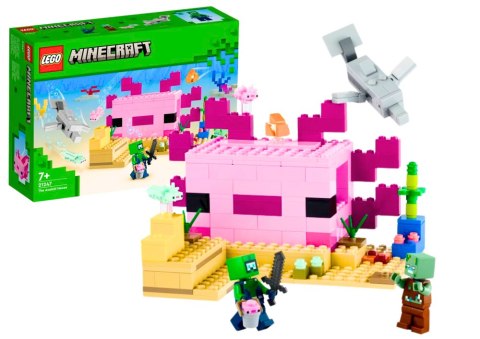 Klocki LEGO MINECRAFT Dom AKSOLOTLA 21247